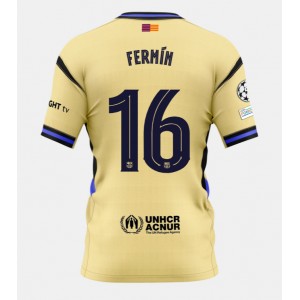 Fotbalové Dres Barcelona Fermin Lopez #16 Venkovní Oblečení 2025-26 Krátký Rukáv